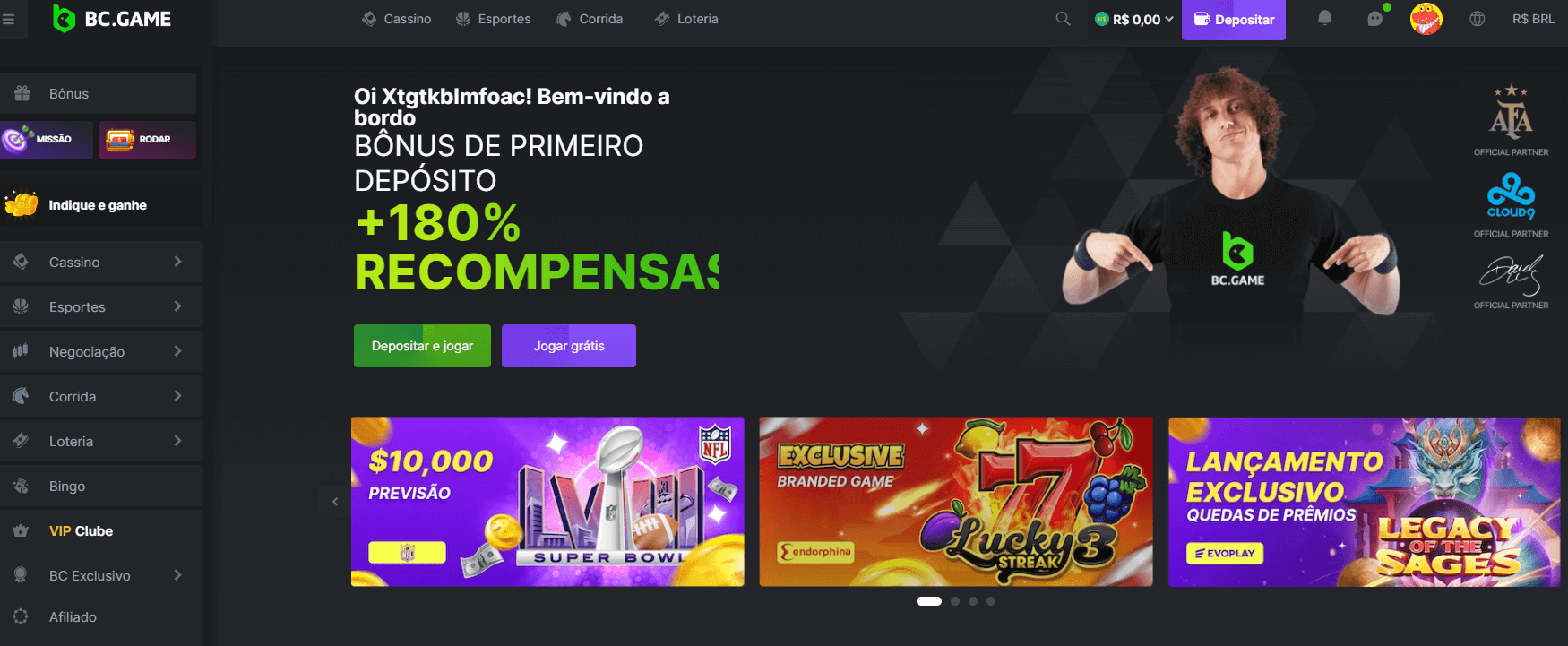 bc.game casino frontpage