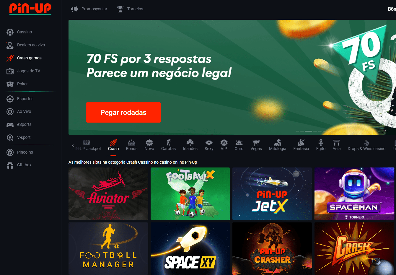 pinup jogos