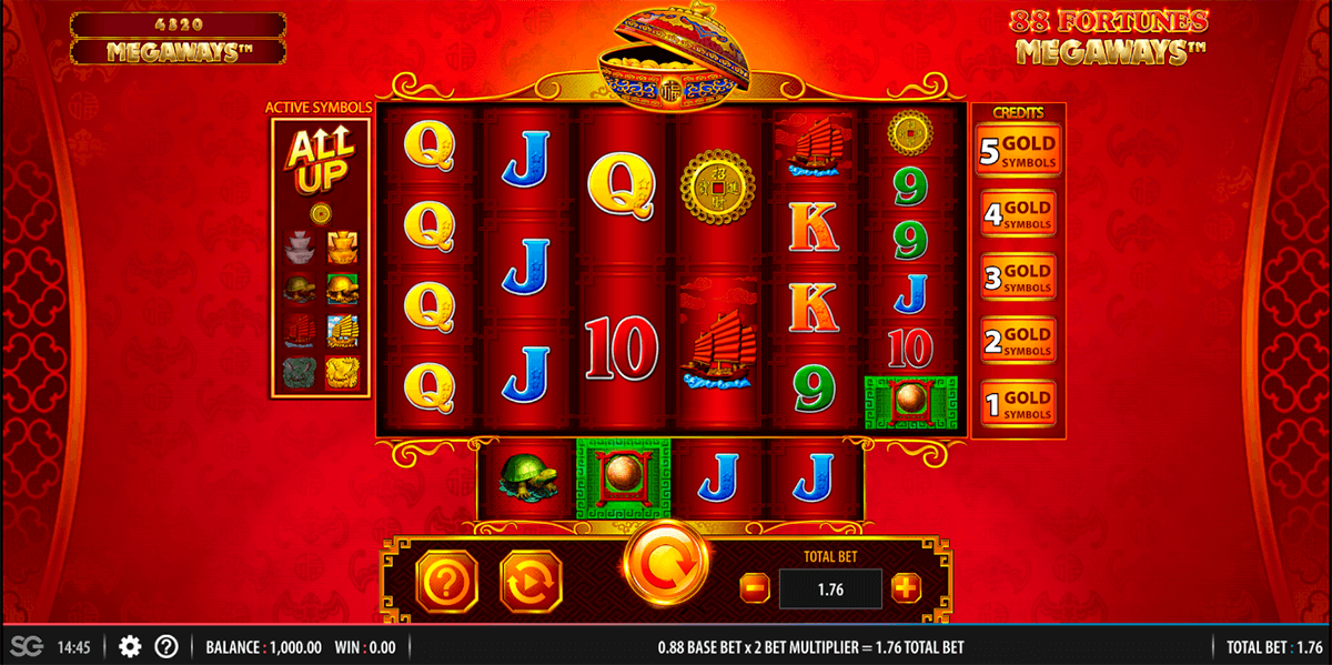 88 fortunes megaways jogos